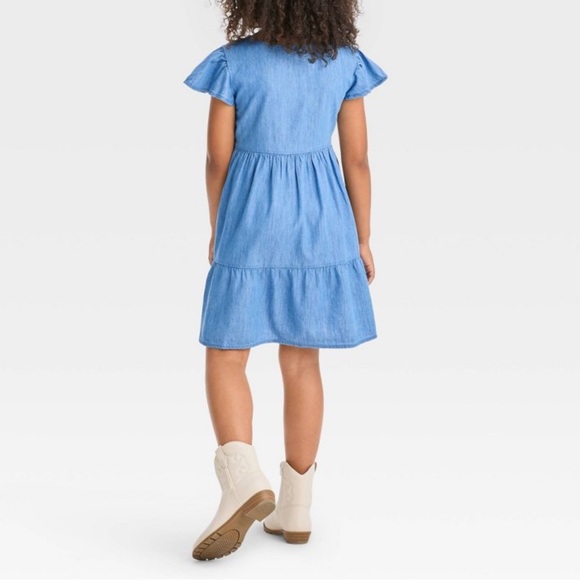 Soft woven short sleeve dress - Picture 2 of 12